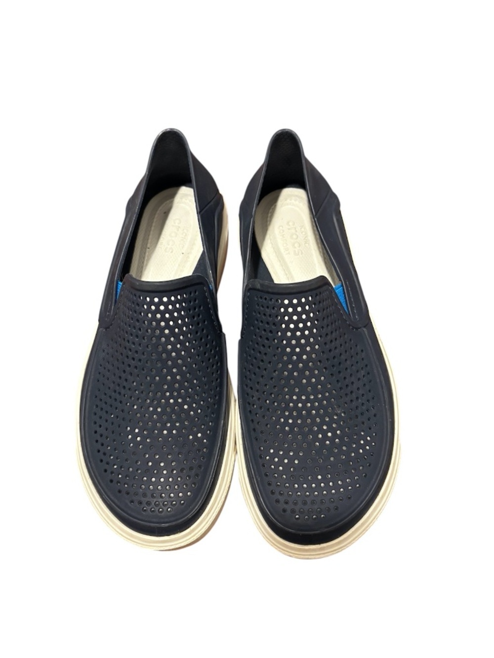 Crocs Kids Citilane Roka Slip On Shoes in Navy